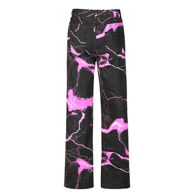 2022 Winter Style Denim Straight Pants Woman