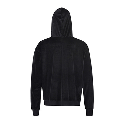 Ribbed Crewneck French Terry Long Sleeve Sweatshirts 50% Cotton 50% Polyester