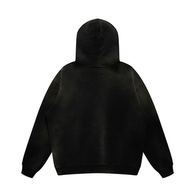 Cotton Polyester Long Sleeve French Terry Sweatshirt Pill Resistant