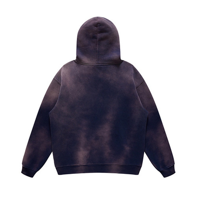 Cotton Polyester Long Sleeve French Terry Sweatshirt Pill Resistant