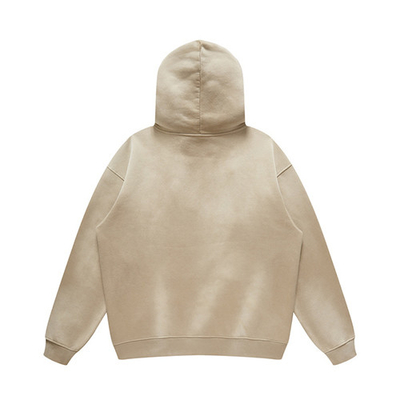 Cotton Polyester Long Sleeve French Terry Sweatshirt Pill Resistant