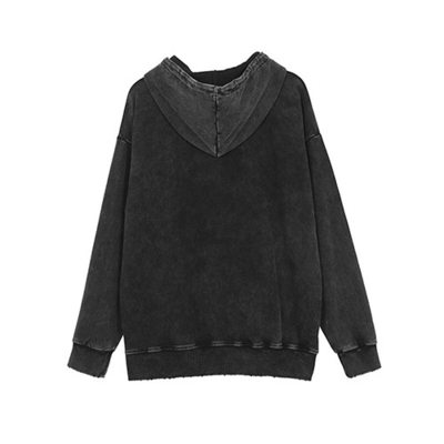 French Terry Long Sleeve Sweatshirts 50% Cotton 50% Polyester
