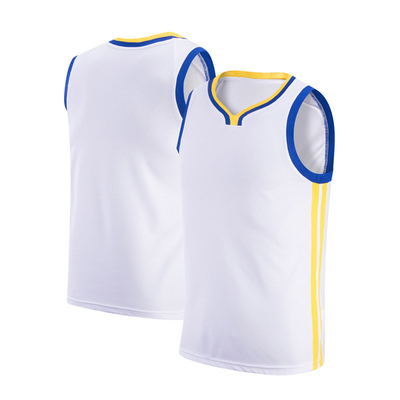 Contrasting Color Jersey Basketball Uniforms Campus Competition Mens Sports Vests
