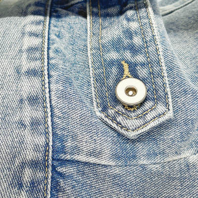 Women Vintage Stonewash Custom Denim Jacket Oem Logo Apparel