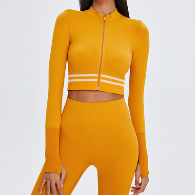 Cotton Full Zip Football Training Tracksuits Slim Fit Breathable Women Sportswear Set