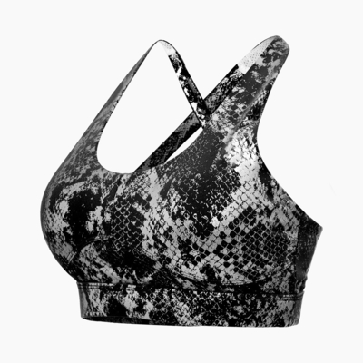 European American Colorful Women's Underwear O Neck String Back Sports Bra